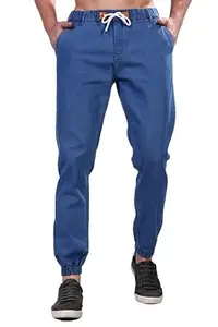 London Hills Men Loose Fit Men's Jeans || Mens Stylish Cotton Loose Fit Denim Cargo || Multi-Pocket Styling Pant||