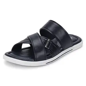 Red Tape Men's Navy Sandals-7