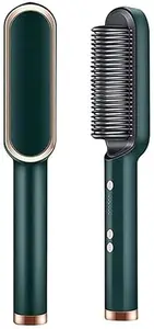 MAAHIL Hair-Straightener-Brush-Hair-Straightening-Iron-Built-With-Comb-Fast-Heating-Anti-Scald-Perfect-For-Home-Hair-Styler (Multi)
