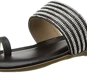 Sole Head Women's 235 Black Ankle-Strap Fashion Sandals-5 Uk (38 Eu) (235Black38)