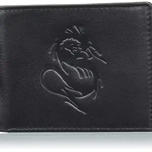 Justrack Men Black Genuine Leather Wallet (LWM00213-JT_4)