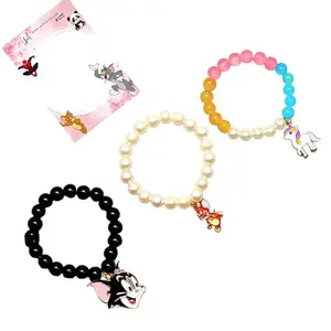 JAIPUR ACE PREMIUM Kids Rakhi Combo Set of 3 | Traditional Multicolor Thread Rakhi Pearl With Card gift for Bro, Brother, Bhaiya, Bhai, Kid Rakshabandhan gifts | Fancy Rakhi