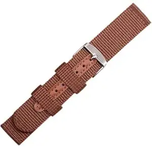 vinanth enterprises NYLON NATO WATCH STRAP/BAND/BELT with STEEL BUCKLE (CHOOSE COLOUR - BLACK, BROWN, GREEN, BLUE), (CHOOSE SIZE - 18MM, 20MM, 22MM, 24MM)