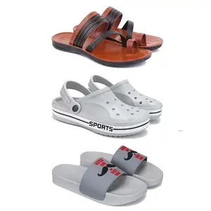 DRACKFOOT Men's Sandals | Lightweight Wear| Stylish & Easy to Wear For Men's GRT-SAN-(3-COMBO)-3151-3067-1590-6
