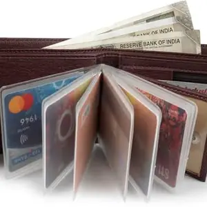 Men & Women Wallet (10 Card Slots) SPY-C0W-ZIPALBUM-MAROON_CW