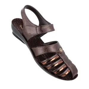 WALKAROO WL7856 Womens Fashion Sandals Dailywear and Regular use - Brown