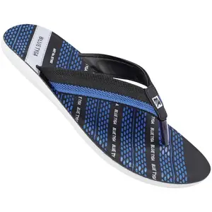 WALKAROO BLUE TYGA BT1002 Mens Casual and Regular Wear Sandals for Indoor & Outdoor - BlackBlue