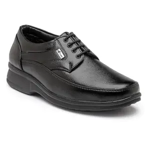 Action Dotcom DC-14645 Men's Black Synthetic Leather Stylish & Comfortable Office Derby Formal Shoes
