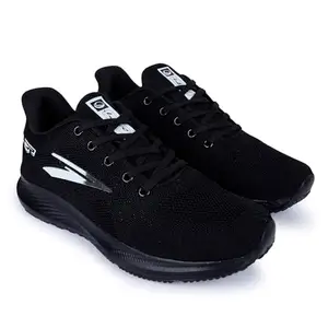 Lancer Mens BOSS-11BLK-LGR Black Running Shoe, 8