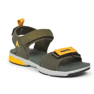 Aqualite Men MGS-1001 Sandal, Olive/Mustard, 10 UK/India