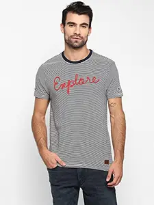 Royal Enfield Explore The Lines T-Shirt Navy S