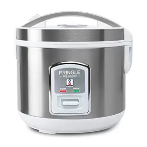 PRINGLE 1.8L Rice Cooker (RC2000) 1000Watt -Silver Comes with 1 Year Onsite Warranty price in India.