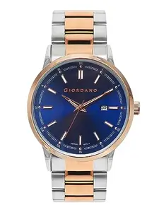 Giordano Analog Stylish Watch for Men & Boys Water Resistant Fashion Watch Round Shape with 3 Hand Mechanism Wrist Watch to Compliment Your Look/Ideal Gift for Male - GZ-50094