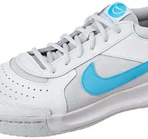 Nike Mens M Zoom Court LITE 3 White/Baltic Blue-Photon DUST-White Running Shoe - 7 UK (DV3258-100)