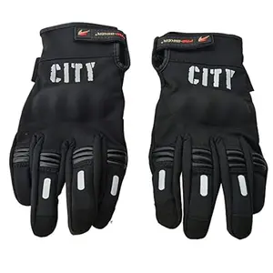MOTO X-SPEED MOTO X-SPEED Bike Riding Gloves with Mobile Touch Screen ( Black)
