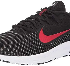 Nike Men's Downshifter 9 Black/Red/White Running Shoes-9 UK (44 EU) (10 US) (AQ7481-010)