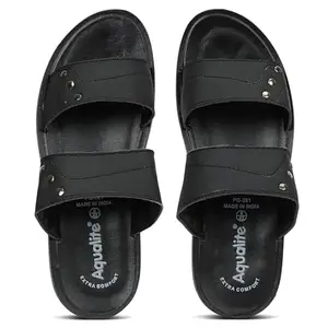 Aqualite Men PG-281 Slipper, Black, 9 UK/India
