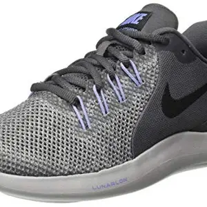 Nike Women WMNS Lunar Apparent D Grey/Black Running Shoes-4 UK (37.5 EU) (6.5 US) (908998-006)