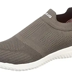 URJO Bravo Men's Lightweight Sports Shoes | Ultra-Flexible Breathable & Perfect for Running, Walking & Gym Men_Bravo_D.Grey_6