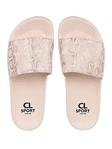 Carlton London Sports Women Tan Slipper(5 UK), (CL-YP-W-21-Nude)