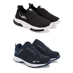 Men's Sports Shoes Collection Gym,Running,Men's Sports Shoes for Every Sport PCV-SHO-(Combo-2)-1076-1066-9 Multicolor
