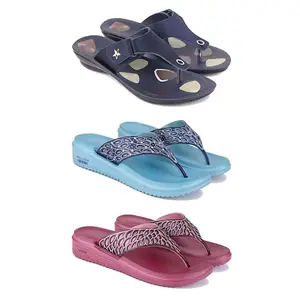 Women's Comfortable Sandal,Casual Lightweight Sandal for Everyday Wear | BTS-(3-COMBO)-1973-1888-1886-7-EURO-38