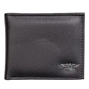 Mundkar Pu Leather Bifold Black Wallet for Men and Boys