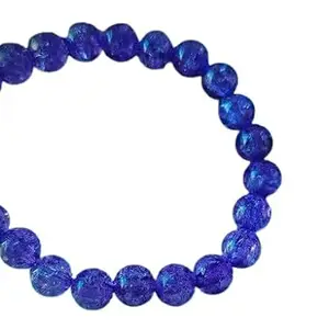 Beautiful hanging girl bracelet crystal beats Pack Of 1 Blue Bracelet044