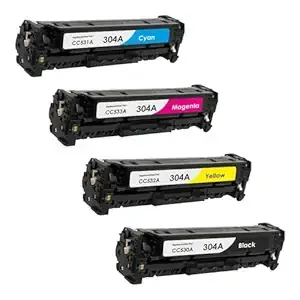 304A Toner Cartridge Compatible for Colour Lazerjet Pro 304A-530A, 531A, 532A, 533A(Cyan,Magenta,Yellow,Black,Combo Set ) (530A CMYK Set)