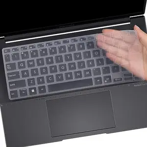 Capsa TPU Laptop Keyboard Cover Skin for ASUS Vivobook S5402 K3402 S3402 14 Inch Laptop-Clear