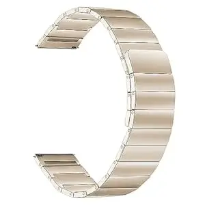 ACM Watch Strap Magnetic Metal Stainless Steel 22mm Compatible with Armani Exchange Drexler Axt2000 Smartwatch Belt Luxury Band Limestone Grey