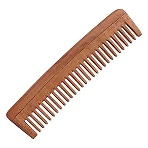 AATIRA Wooden Comb For Hair Regrowth And Control Dandruff Handmade Original Neem Comb For Men And Women
