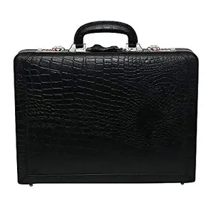 Red Cherry Genuine Leather Business Briefcase Office Bag for Men with 15.6 Inches Laptop Compartment (EL694_BL02)