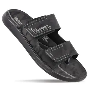 WALKAROO Men's Fashion Sandal with Cushion Insole and Lightweight for Casual Footwear - WGR53156 Black