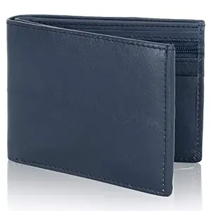 Designer Bugs Men's Genuine Leather Wallet Black