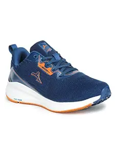 ABROS Men's Plasma ASSG1024 Sports Shoes- Teal/Orange -9UK