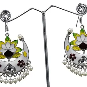 INDIAN GEHNA Half Moon Shape Earring || Traditional Earrings || for Girl's & Women's (Color-4)