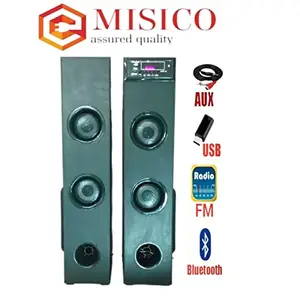 Misico-Buzz Blaster- Tower/Home Theatre/Bluetooth/FM Redio/USB/Aux/TV Support/80 Watt RMS/4500Watt PMPO
