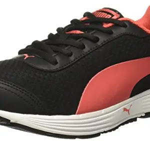 Puma Women's Reef WNS Black-Hot Coral Running Shoes - 6 UK/India (39 EU) (18936709)