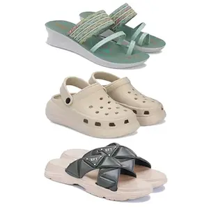 Women's Comfortable Sandal,Casual Lightweight Sandal for Everyday Wear | (COMBO-3)-1948-OO1-1891-6-EURO-37