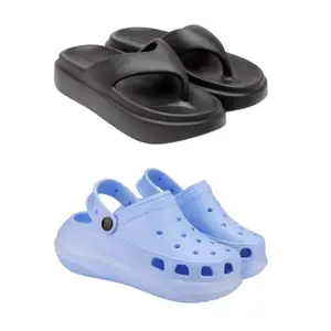 ZENWEAR Extra Soft Classic Casual & wear with Ultra Soft & Flexibility Technology Sandal for Women/Girl-6109-1959 Multicolor