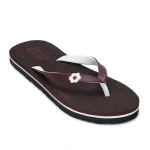 LA-AVIVA Slipper For Women s Regularly Uses Soft Comfortable And Stylish Flip Flop Slippers For Women In Exciting Colors 103-BROWN-8