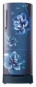 Samsung 183 L, 3 Star, Digital Inverter, Direct-Cool Single Door Refrigerator (RR20C1823CU/HL, Camellia Blue, Base Stand Drawer, 2023 Model) price in India.
