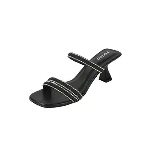 Metro Womens Black Stylish Slide Sandal UK/4 EU/37 (40-377)