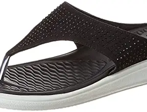 Bata Comfit Bata Womens Blossom Thong Sandals (5716388), Black, 4