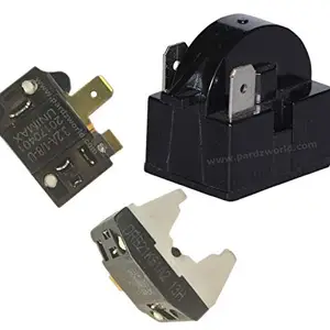 PARDZWORLD Compressor Relay(2 Pin) + Overload Protector(OLP) Suitable for Refrigerators(Match & Buy)