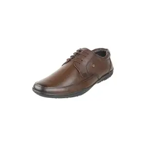 Metro Men's Brown Faux Leather Formal Lace-up Shoes UK/7 EU/41 (19-452)