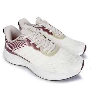 Lancer Mens FLASH-26BEG-WINE Beige Running Shoe, 7