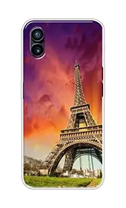 The Little Shop Designer Printed Soft Silicon Back Cover for Nothing Phone 1 (Effel Tower New)