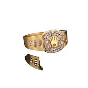 Diamond Gold Ring For Men Ring/Gold Ring/Men Ring/Gold Ring/Gold Ring For Man/Men Jewellery/Men Engagement Rings/Diamond Ring For Men||RING-204-20